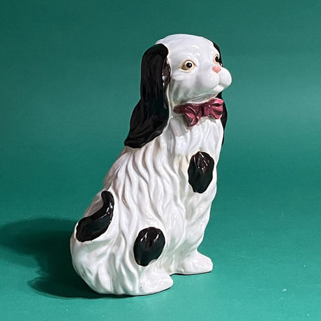 Vintage Staffordshire-Style Ceramic Dog Statuette