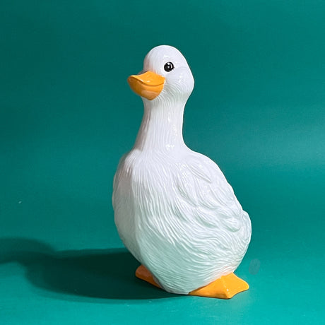 Vintage Ceramic Duck Statuette