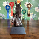 Vintage Brass Mare/Colt Horses Statuette