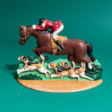 Vintage Fox and Hounds Heavy Metal Doorstop