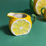 Vintage Lemon Teapot/Creamer/Sugar