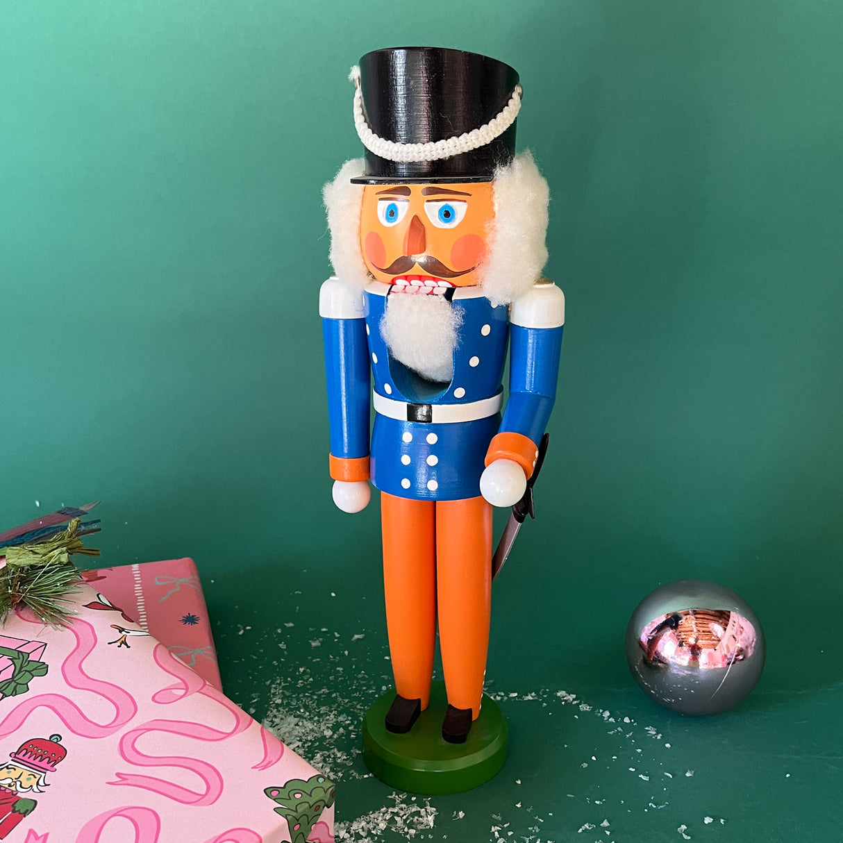 Vintage Tabletop Nutcracker Statue