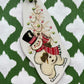 Vintage Snowman and Santa Ornaments, Set of 2