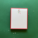 Christmas Watercolor Candy Cane Notepad