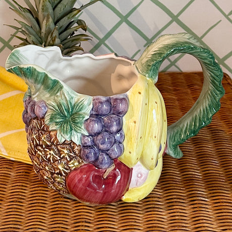 Vintage Ceramic Fruit Pitcher