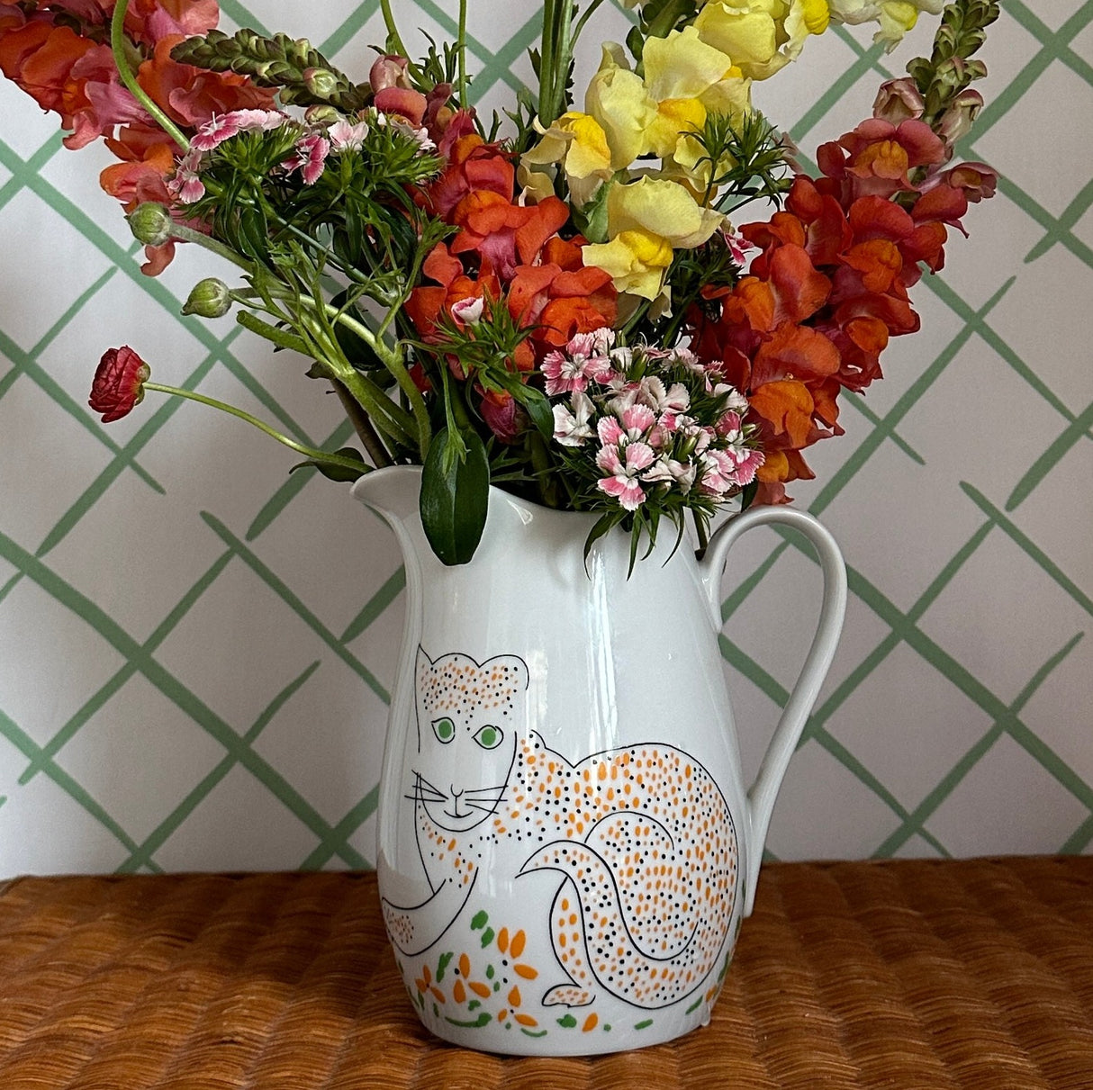 Vintage Cat's Meow Gloria Vanderbilt Pitcher