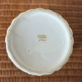 Vintage White Ceramic Portuguese Basketweave Cachepot
