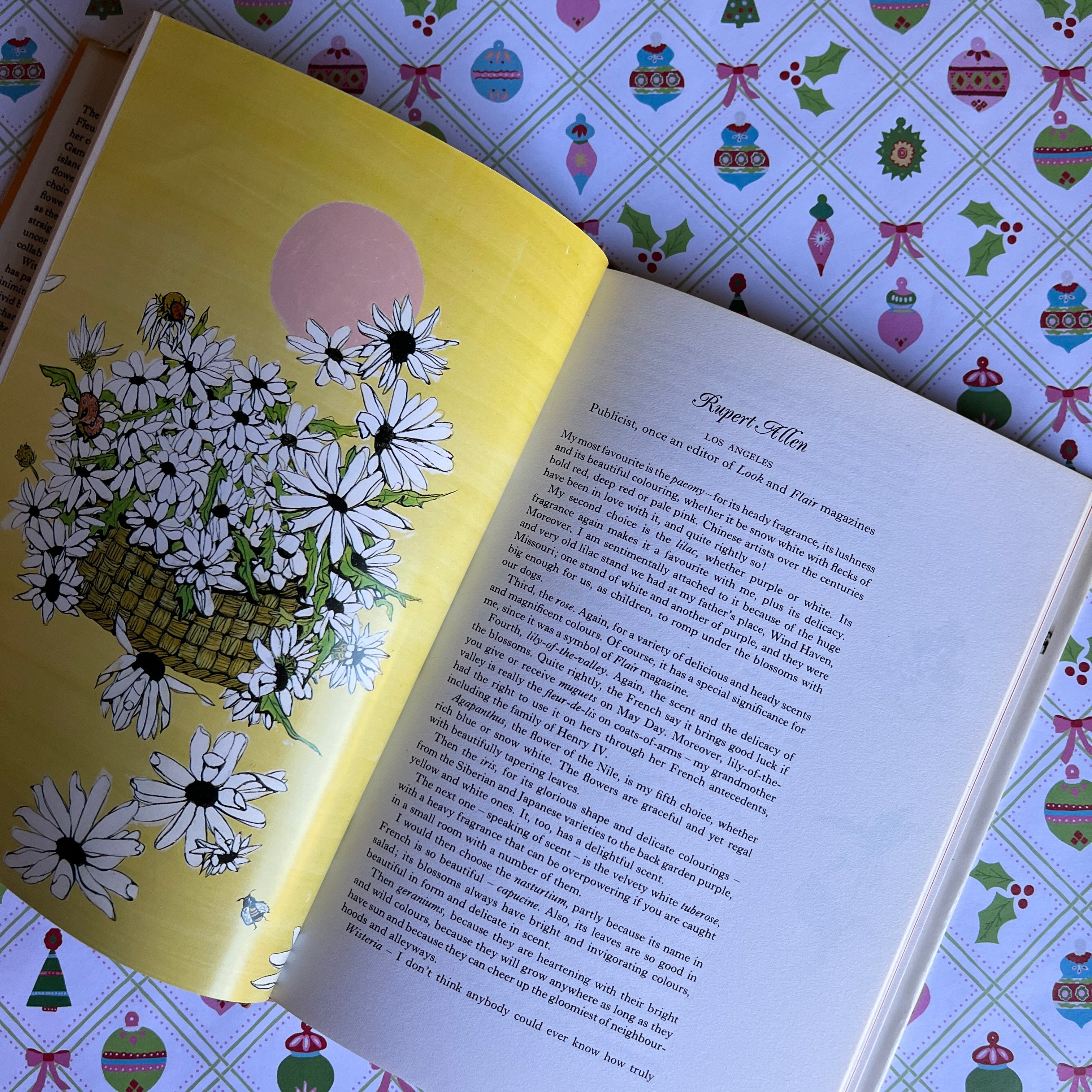 Signed Fleur Cowles Book, The Flower Game – Madcap Cottage
