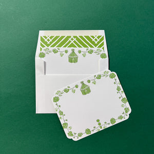 Into the Garden Die-Cut Social Set Notecards