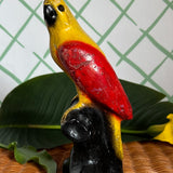 Vintage Parakeet Statuette
