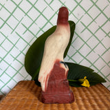Vintage Chalkware Cockatoo Statuette