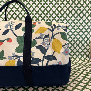 Strawberry Hill Forest Green Canvas Duffel