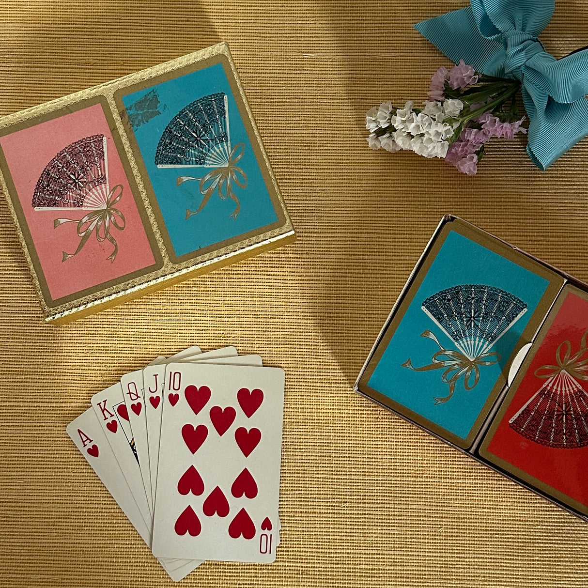Vintage Fan Playing Cards