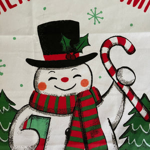 Snowman Christmas Tea Towel/Dish Towel/Guest Towel