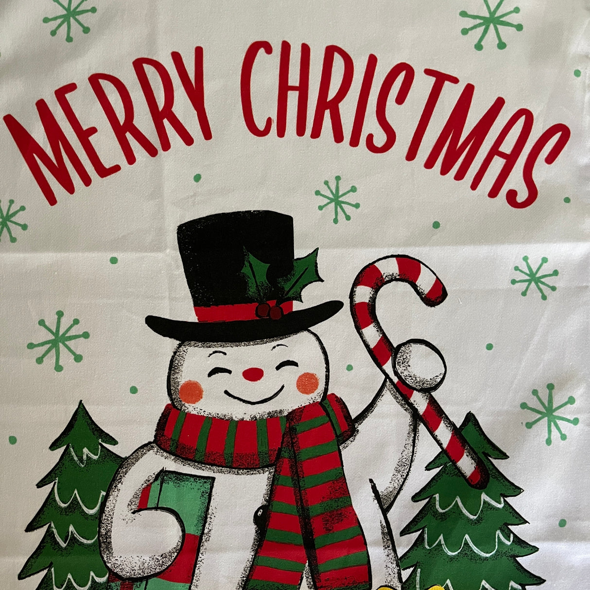 Snowman Christmas Tea Towel/Dish Towel/Guest Towel