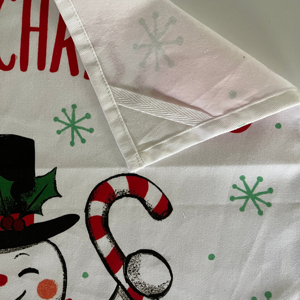 Snowman Christmas Tea Towel/Dish Towel/Guest Towel