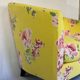 Vintage Swans Island Floral Upholstered Loveseat