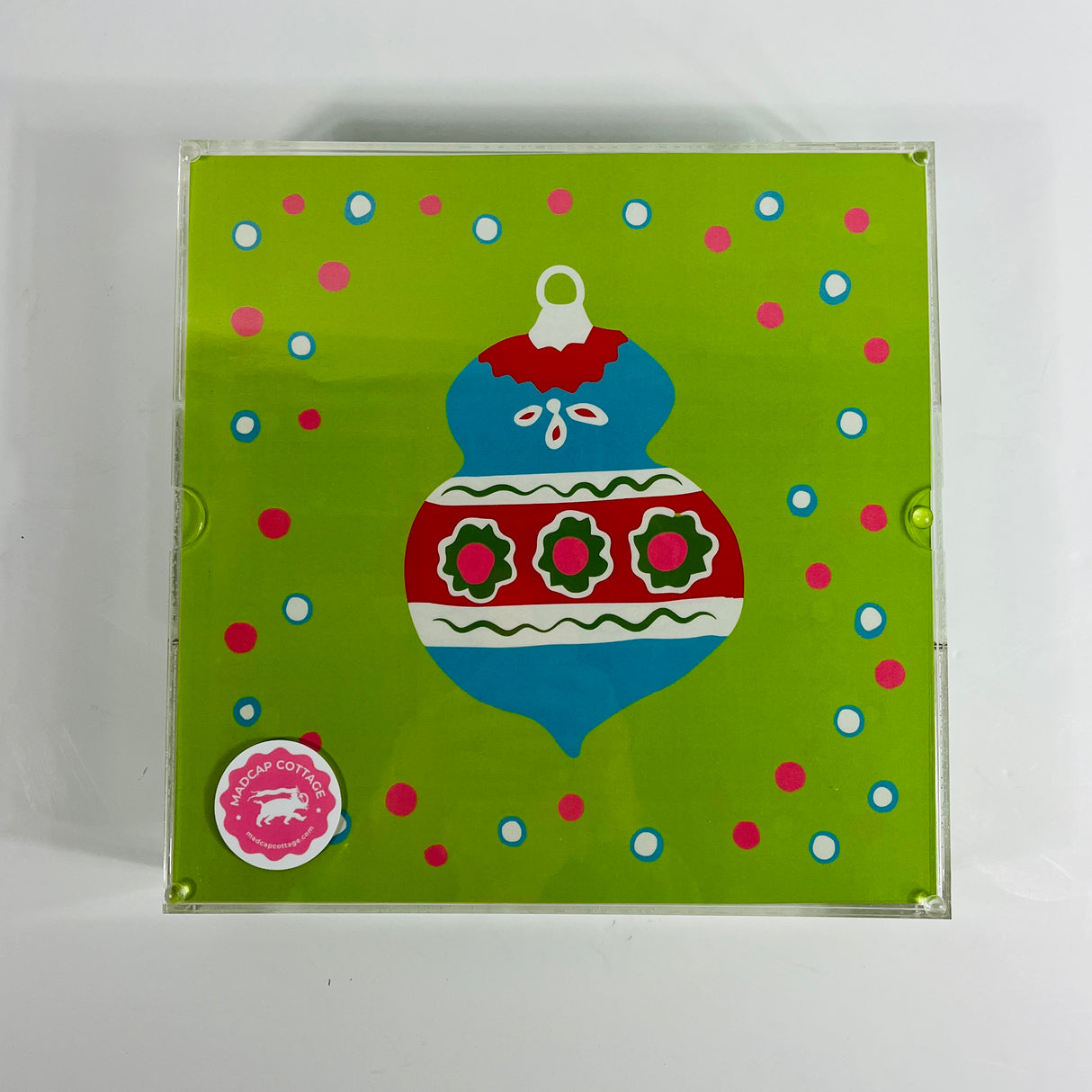 Acrylic Tray - Holiday Ornament