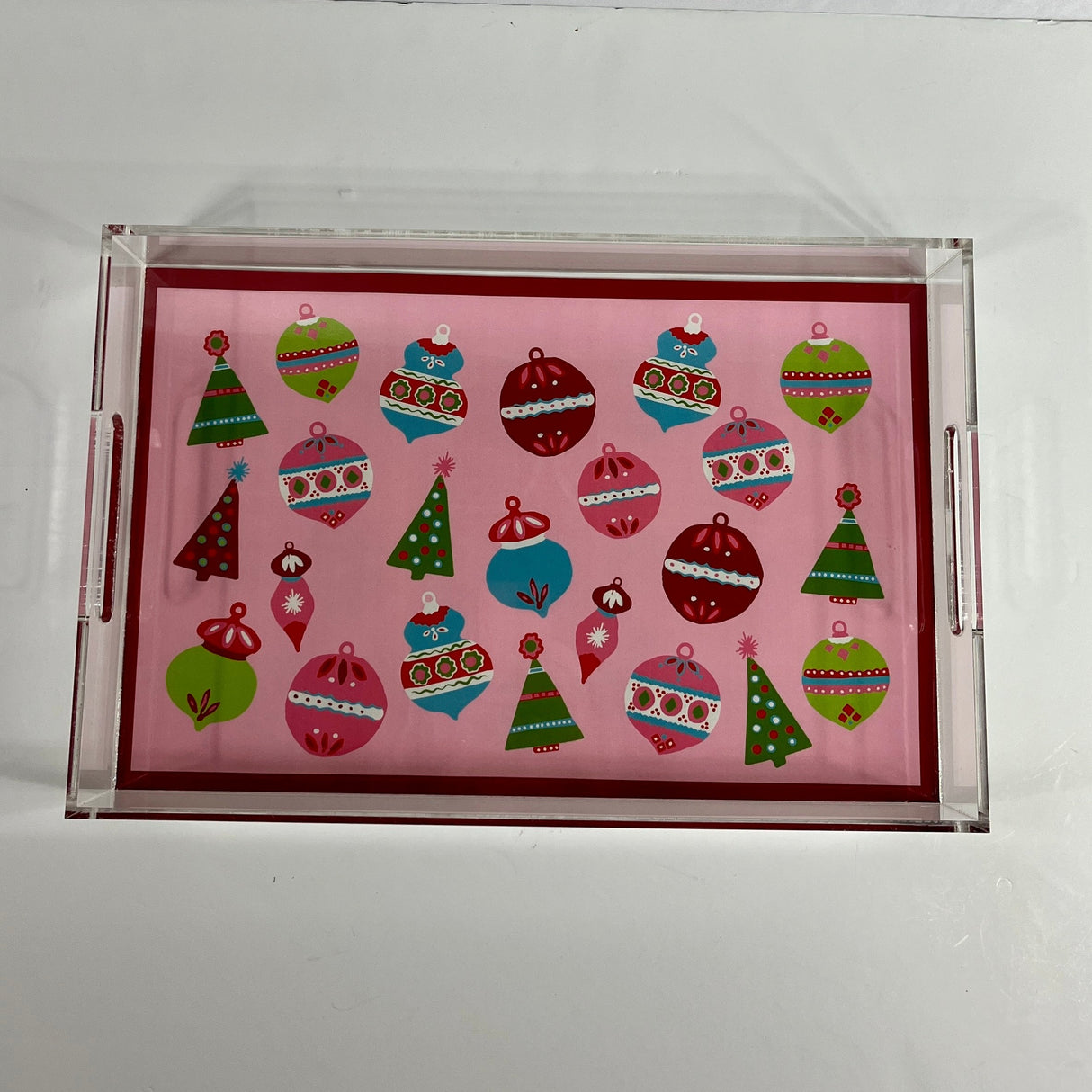 Darling Ornaments Rectangular Acrylic Tray