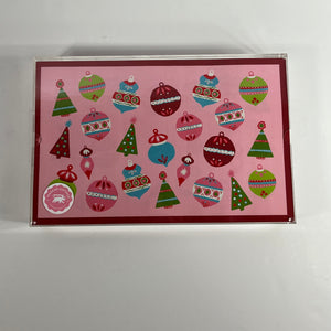 Darling Ornaments Rectangular Acrylic Tray