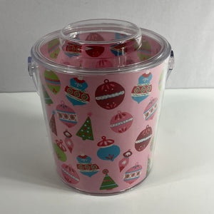 Jolly Ornaments Acrylic Ice Bucket