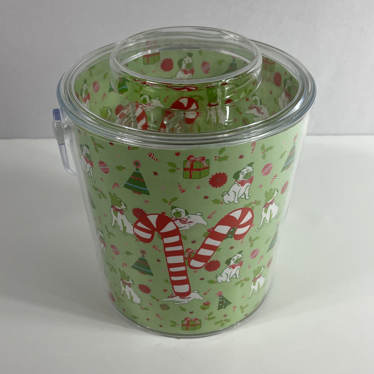 Deck the Halls Acrylic Ice Bucket