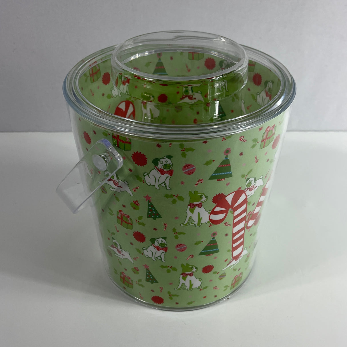 Deck the Halls Acrylic Ice Bucket