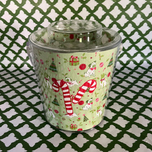 Deck the Halls Acrylic Ice Bucket