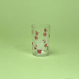 Vintage Tulip Drinks Glasses, Set of 8