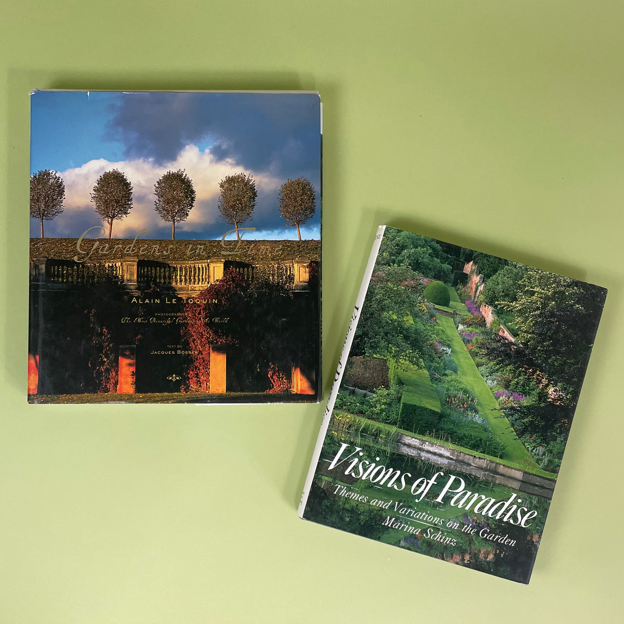 Vintage Gardening Books, Set of 2