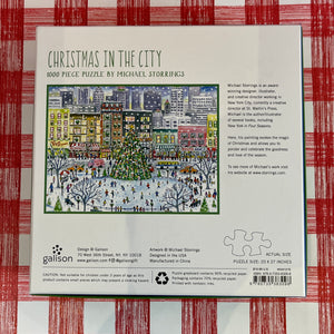 New York City Christmas in the City 1,000-Piece Jigsaw Puzzle