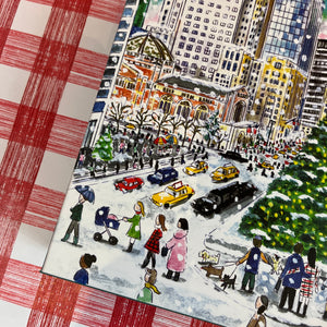 New York City Snowfall on Park Avenue 1,000-Piece Christmas Jigsaw Puzzle