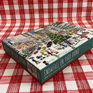 New York City Snowfall on Park Avenue 1,000-Piece Christmas Jigsaw Puzzle