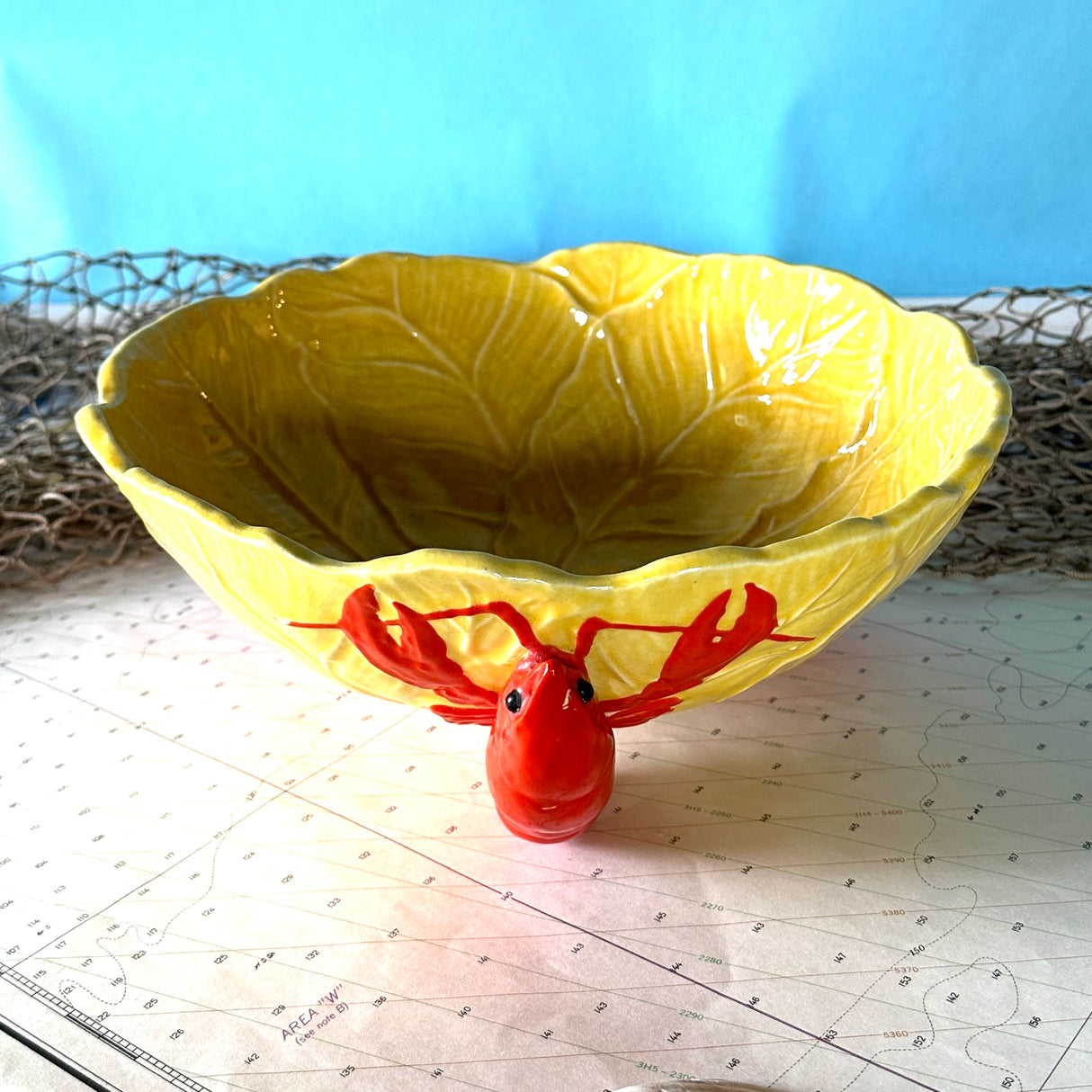 Vintage 1940’s Lobster Serving Bowl