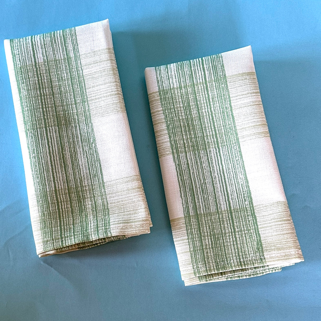 Gin Lane Celery Cloth Cloth Dinner Napkins, Set of 2