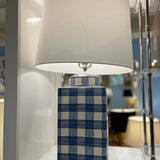 Gin Lane Swedish Blue Table Lamp