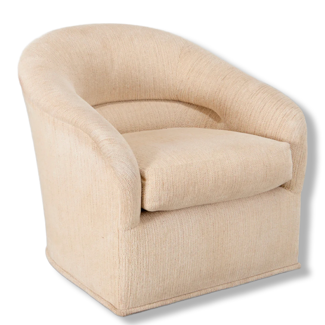 Vintage Sublime 1970's Swivel Armchair