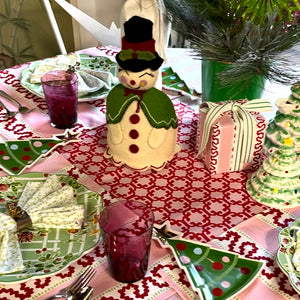 Jolly Snowman Table Centerpiece