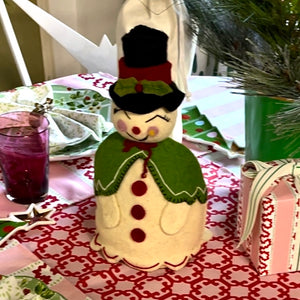 Jolly Snowman Table Centerpiece