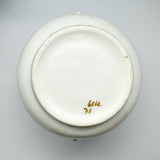 Vintage Floral/Gilt Teapot and Sugar Bowl, Set of 2