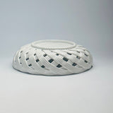 Vintage Italian Ceramic Woven Serving Dish