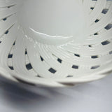 Vintage Italian Ceramic Woven Serving Dish