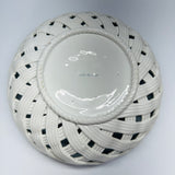 Vintage Italian Ceramic Woven Serving Dish