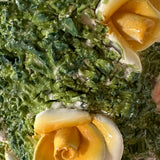 Vintage Italian Floral Ceramic Obelisk Topiaries, Set of 2