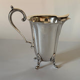 Vintage Footed Silver-Plate Serving Pitcher