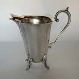 Vintage Footed Silver-Plate Serving Pitcher