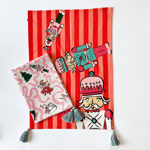 Nutcracker Quartet Christmas Tea Towel/Dish Towel/Guest Towel