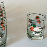 Vintage Georges Briard Drinks Set w/Glasses/Ice Bucket/Coasters, Set of 10