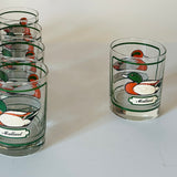 Vintage Georges Briard Drinks Set w/Glasses/Ice Bucket/Coasters, Set of 10