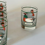 Vintage Georges Briard Drinks Set w/Glasses/Ice Bucket/Coasters, Set of 10